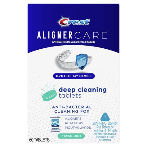 crest aligner care deep cleaning tablets