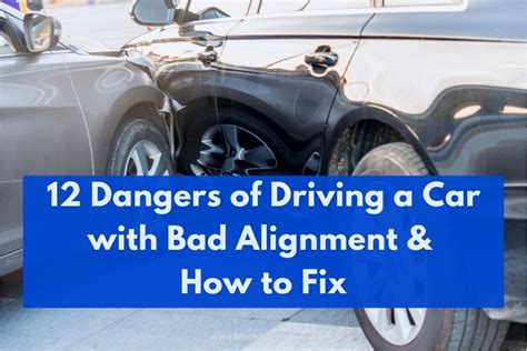 driving a car with bad alignment